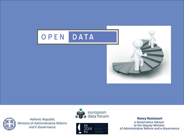 EDF2014: Talk of Nancy Routzouni, E-Governance Advisor to the Deputy Minister...