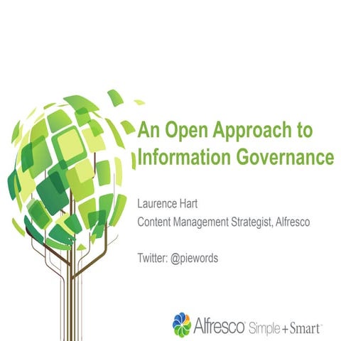 An Open Approach to Information Governance
