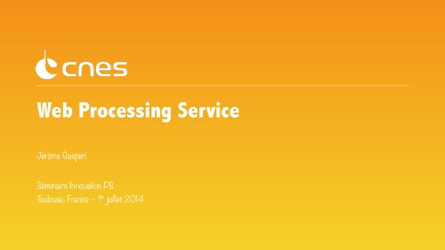 Web Processing Service