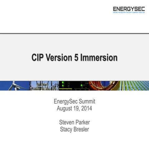 CIP Version 5 Immersion Workshop