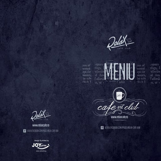 Meniu Relax Cafe Club | PDF