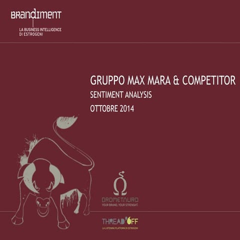 Sentiment Analysis - Settore Fashion