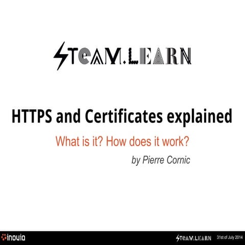 Steam Learn: HTTPS and certificates explained