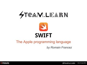 Steam Learn: Introduction to SWIFT