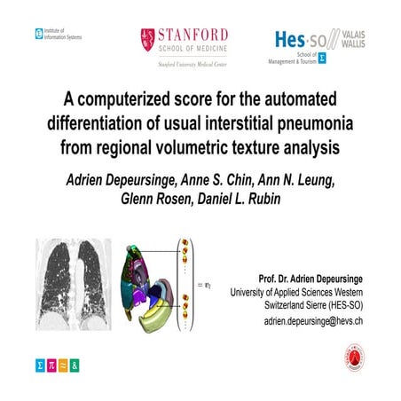 A computerized score for the automated differentiation of usual interstitial ...