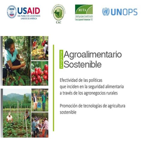 Programa Agroalimentario Sostenible | el 2014 en breve