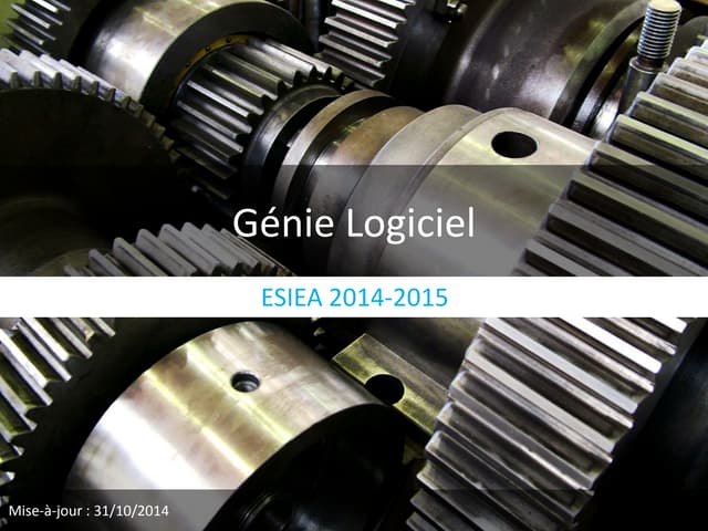 Cours de Génie Logiciel / ESIEA 201...