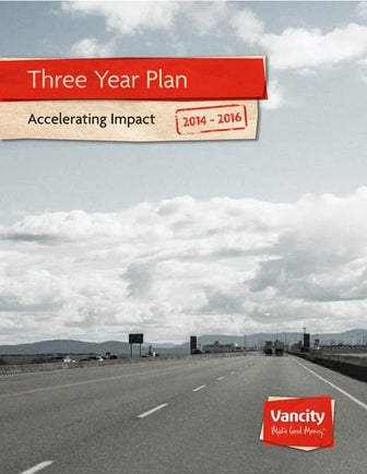 Vancity - 2014 to 2016 Three Year Plan