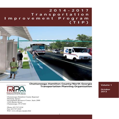 DRAFT 2014-2017 Transportation Improvement Program (TIP)