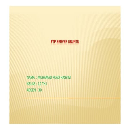 2014-30. ftp server ubuntu