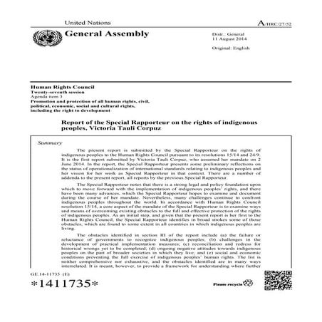 37th Activity Report of the African Commission on Human and Peoples ...