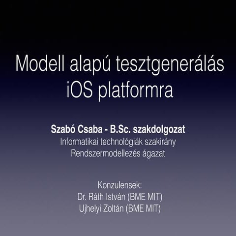 BME - Szakdolgozat (2014)