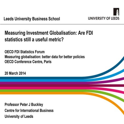 Measuring investment globalisation: Are FDI statistics still a useful metric?...