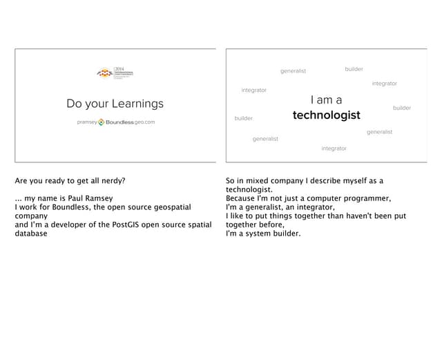 FME UC 2014: Keynote from Boundless