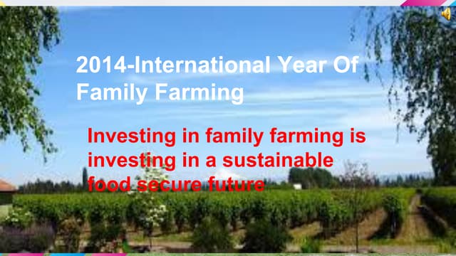2014 international year of family farming