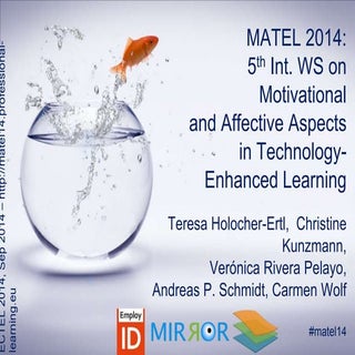 5th Int. Workshop on Motivational &...