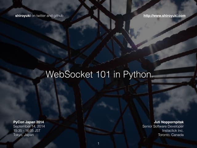 Websocket 101 in Python