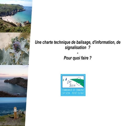 Présentation du projet de charte de signalétique par Julien Martin - CCCS