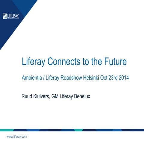 2014  Liferay Roadshow Ambientia Finland