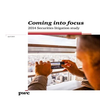 2014 Securities Litigation Study