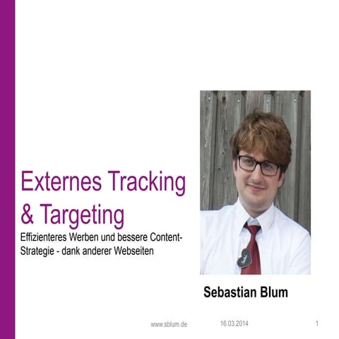 2014 SEO Campixx 2014 – externes Tracking & Targeting
