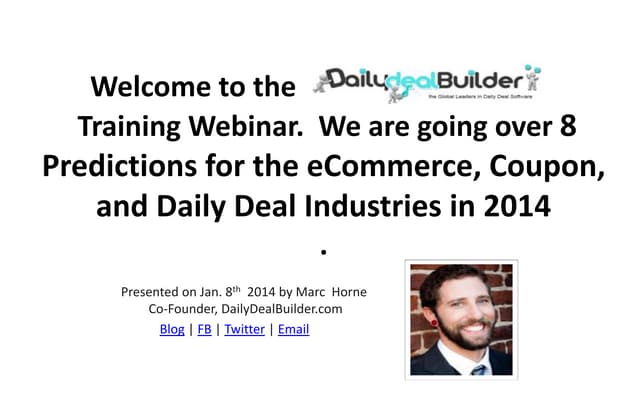2014 Tech Predictions by Daily Deal Builder