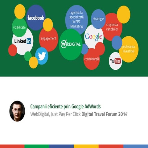 Campanii eficiente de PPC Marketing pentru Turism - Tecomm 2014 Cluj - Travel...