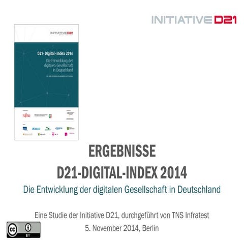 D21-Digital-Index 2014: Die Entwicklung der digitalen Gesellschaft (Pressekon...