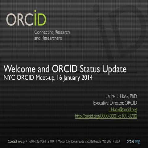 New York Area ORCID Meet-up_20140116