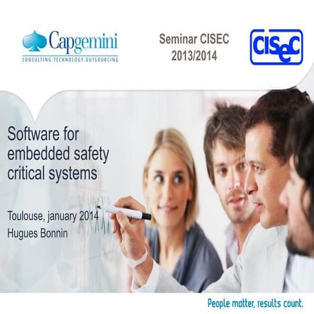20140121 cisec-safety criticalsoftwaredevelopment