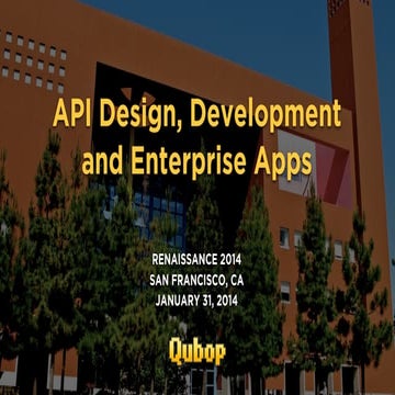 API Design and Enterprise Mobile Apps