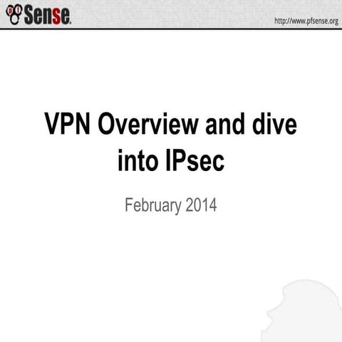 VPN Overview and IPsec Intro