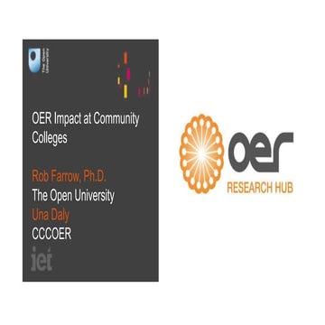 OER Impact at Community College: eLearning 2014