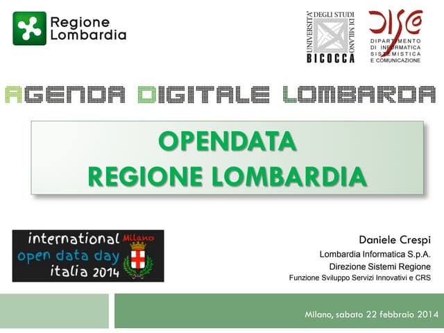 2014 02 22 ODDIT14 milano unimib Bicocca
