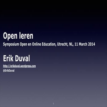 Open Leren