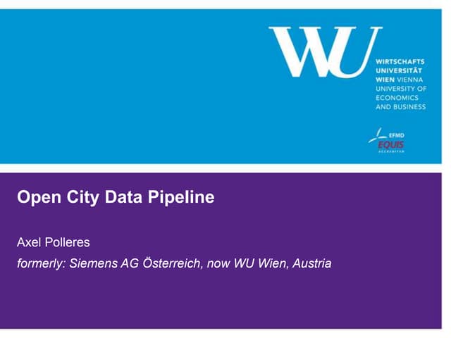 EDF2014: Talk of Axel Polleres, Full Professor, WU - Vienna University of Eco...