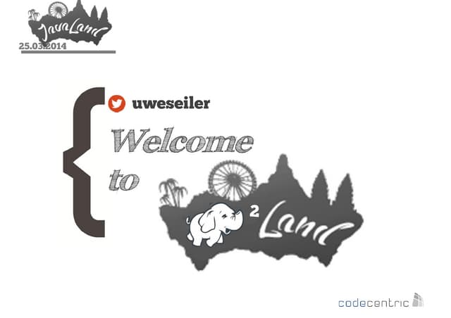 Welcome to Hadoop2Land!