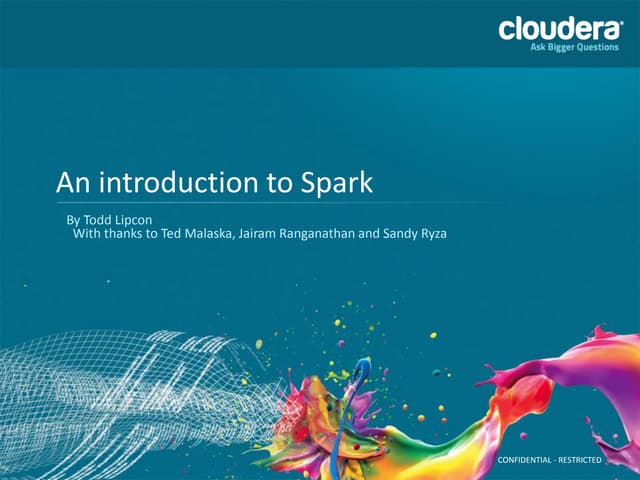 Hadoop Spark - Reuniao SouJava 12/04/2014