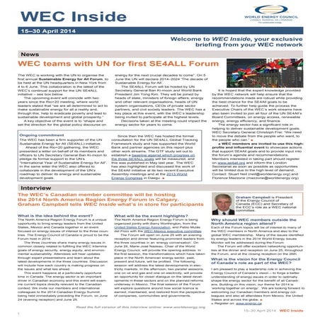 Anteprima WEC Inside - 15 Aprile 2014