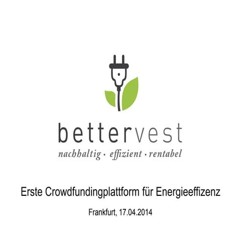 bettervest - Crowdfunding für Energieeffizienz