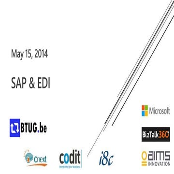 20140515 BTUG.be - Introduction