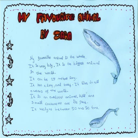 My favourite animal is... (3)