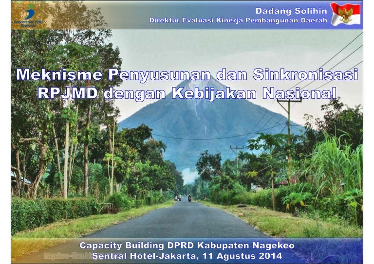Meknisme Penyusunan Dan Sinkronisasi Rpjmd Dengan Kebijakan Nasional