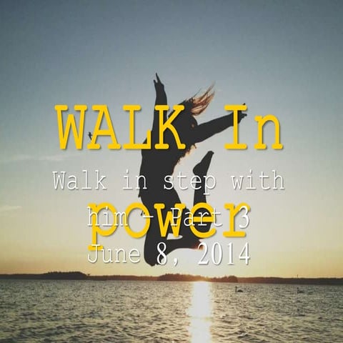 Walk in Unity | PPTX