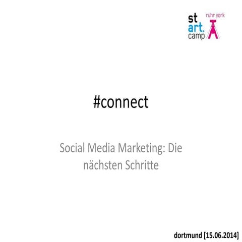 #connect -  Social Media Marketing: die nächsten Schritte