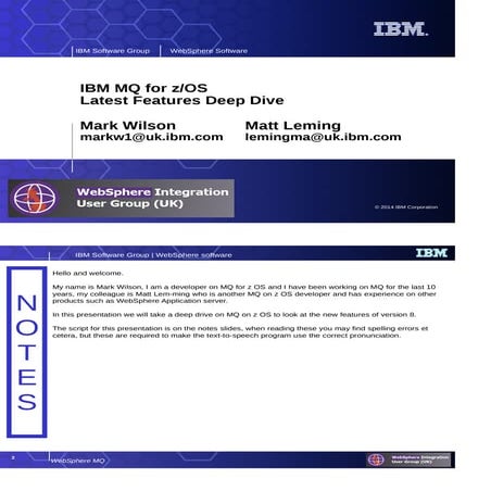IBM Latest Features Deep Dive