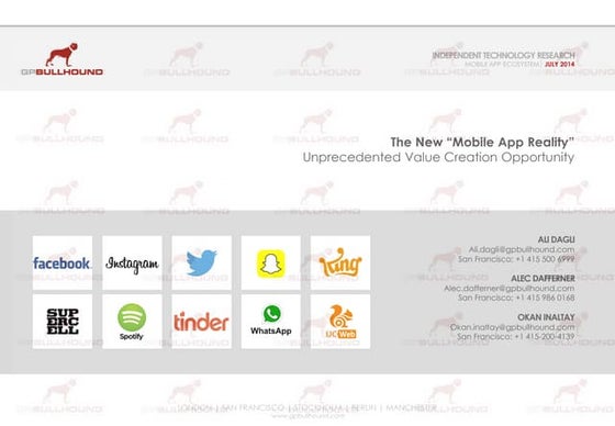 GP Bullhound Mobile App Ecosystem Report