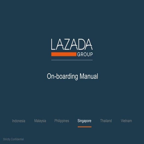 Onboarding presentation - Singapore