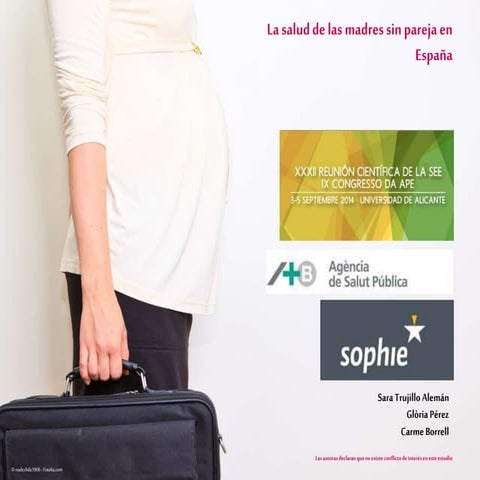 La salud de las madres sin pareja en España