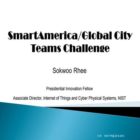 SmartAmerica / Global City Teams Challenge